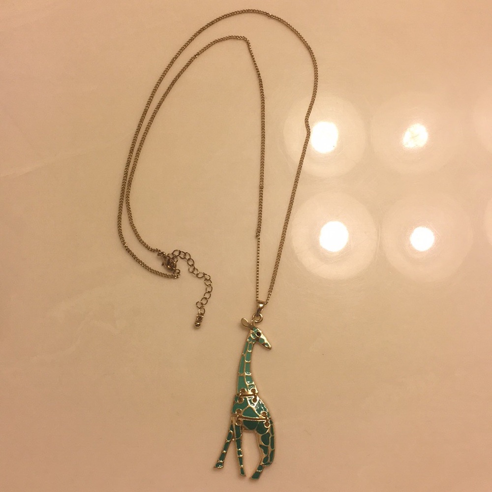 Golden Giraffe Necklace